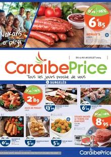 Catalogue promo caraibe price du 17 au 28 juillet 2024