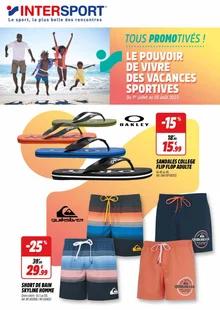 Catalogue promo intersport du 1 juillet au 5 août 2023