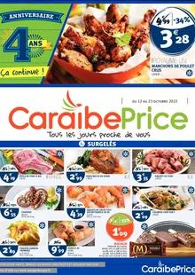 Catalogue promo caraibe price du 12 au 23 octobre 2022