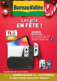 Catalogue promo bureau vallée du 18 novembre au 11 décembre 2024