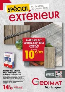 Catalogue promo gedimat du 24 avril au 20 mai 2023