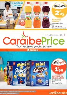 Catalogue promo caraibe price du 14 au 25 septembre 2022