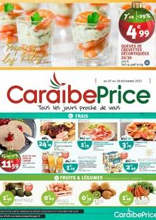 Catalogue promo caraibe price du 7 au 18 décembre 2022