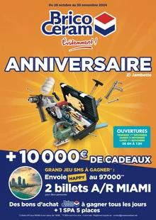 Catalogue promo bricoceram du 28 octobre au 30 novembre 2024