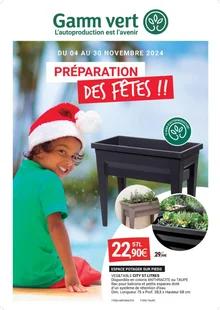 Catalogue promo gamm vert du 4 au 30 novembre 2024