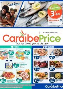 Catalogue promo caraibe price du 14 au 25 février 2024