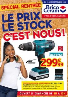 Catalogue promo bricoceram du 1 au 30 septembre 2022