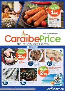 Catalogue promo caraibe price du 15 au 26 janvier 2025