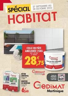 Catalogue promo gedimat du 27 septembre au 28 novembre 2023