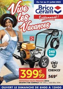 Catalogue promo bricoceram du 1 au 31 juillet 2023