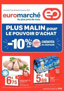 Catalogue promo euromarché du 10 au 22 janvier 2023