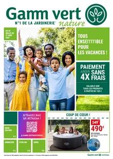 Catalogue promo gamm vert du 28 juillet au 27 août 2022