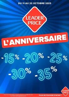 Catalogue promo leader price du 11 au 22 octobre 2023